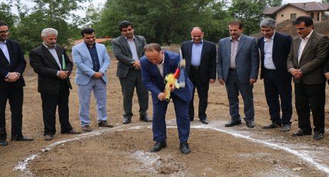 مراسم کلنگ زنی و افتتاح پروژه های هفته دولت در شهرستان کلاردشت با حضور مدیران استانی