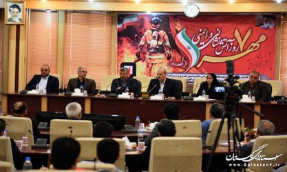 حضور مدیرکل مدیریت بحران گلستان در مراسم تجلیل از آتش‌نشانان استان