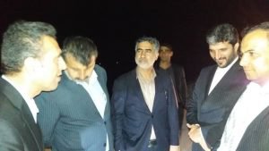 بازدید مدیر کل مدیریت بحران استان از روند اجرایی پل امیدیه به دیلم