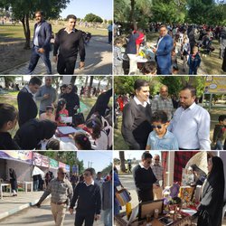 حضور شهردار خرمشهر در جشنواره بزرگ بادبادک ها و بازدید از نمایشگاه صنایع دستی