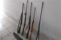 کشف و ضبط پنج قبضه اسلحه شکاری از شکارچیان متخلف در فومن