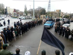 برگزاری عزاداری خیابانی به مناسبت رحلت حضرت رسول اکرم (ص) در شهر نمین
