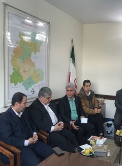 در دیدار نوروزی سرپرست شرکت آبفا استان مرکزی با نماینده مجلس و فرماندار تفرش بررسی  وضعیت تامین آب شهرستان های تفرش ، فراهان و آشتیان